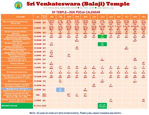 Temple U Calendar