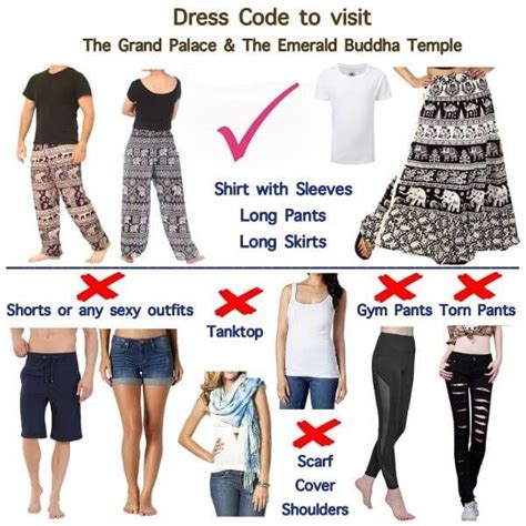 Temple clothing guide