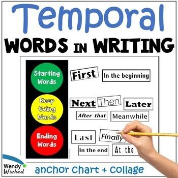 Temporal Words Anchor Chart