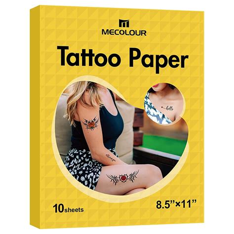 RoryTory 4 Pack Fake Temporary Tattoo Paper