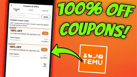 Temu App Coupon Codes