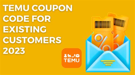 Temu existing customer coupon code