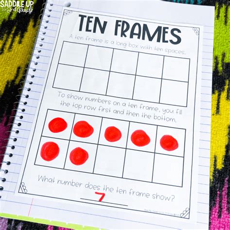 Ten Frame Activity For Kindergarten