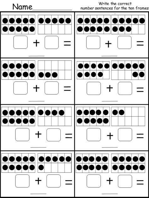 Ten Frame Addition