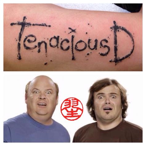 The Tenacious D Tattoo I got today TenaciousD