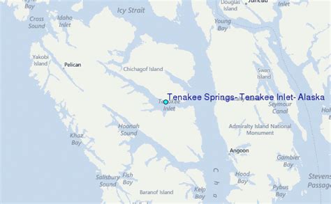 Map of Tenakee Springs, AK, Alaska