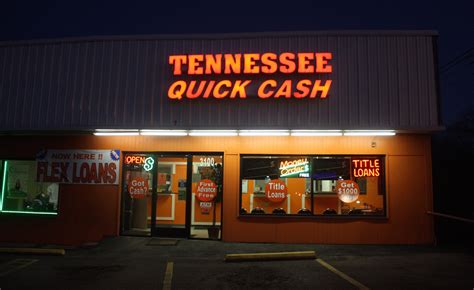 Tennessee Quick Cash Payday Loans Rates