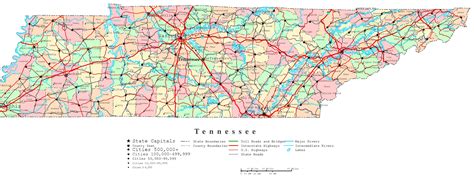 27 Tennessee Map Counties And Cities Maps Online For You