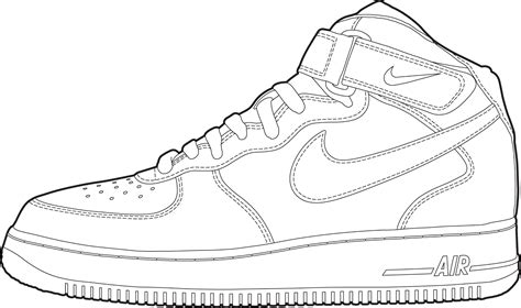 Tennis Shoes Coloring Pages