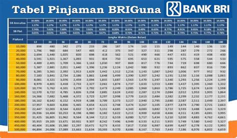 Tenor Pinjaman Bank BRI