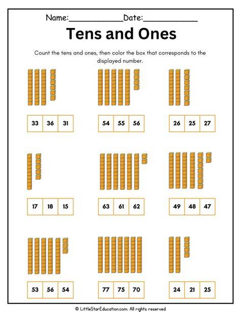 Tens And Ones Games For First Grade