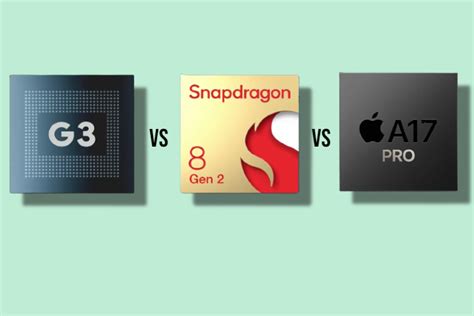 Tensor G3 vs Snapdragon 8 Gen 2 vs A17 Pro: CPU
