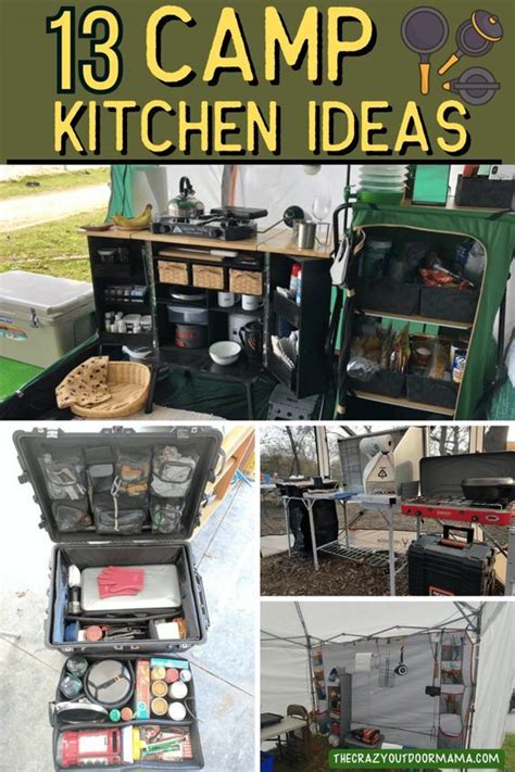 Tent Camping Kitchen Setup