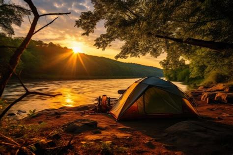 Tent Camping Riverside