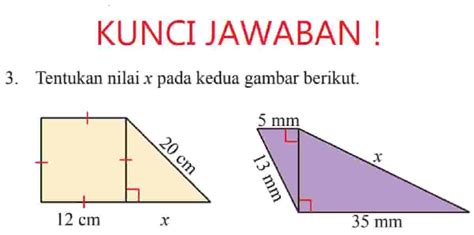 Tentukan Nilai x pada Kedua Gambar Berikut: Analisis dan Solusi