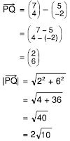 Tentukan Panjang Vektor PQ