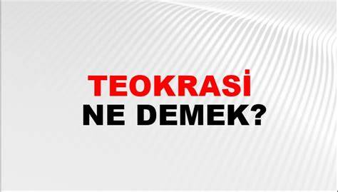 Teokrasi