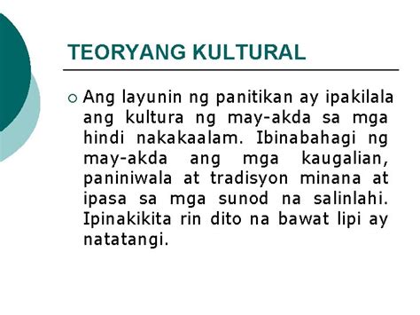 Panimulang Pag-unawa sa Teoryang Kultural: Kahalagahan, Konsepto at Halimbawa