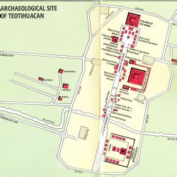 Teotihuacan site map