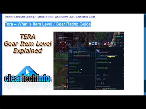 Tera Ilvl Calculator