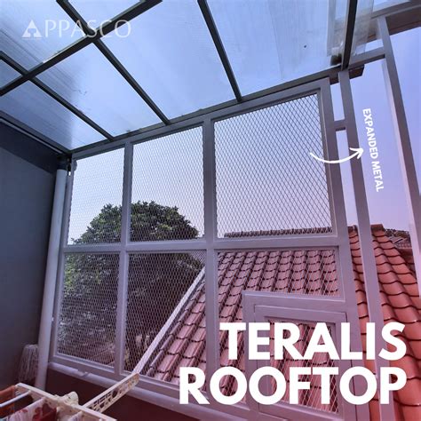 Teralis Rooftop Besi Expanded Metal: Solusi Aman dan Estetis untuk Atap