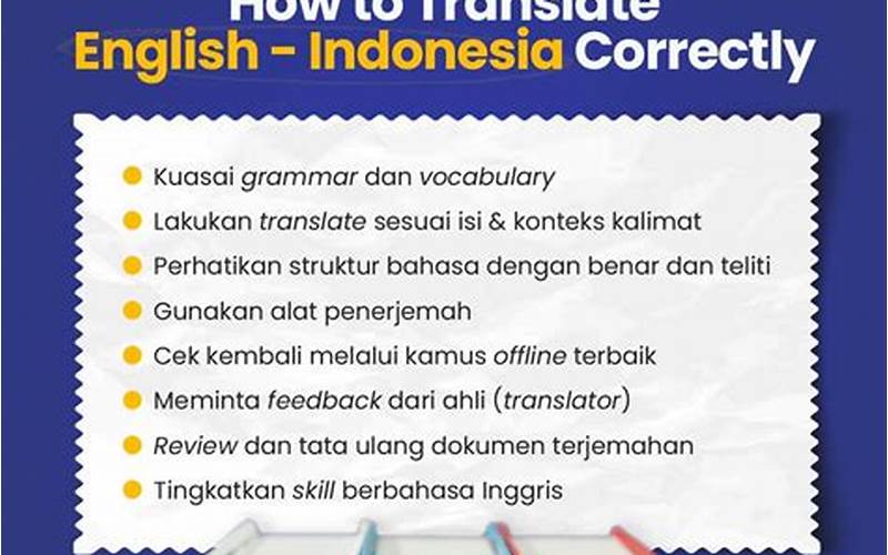 Terjemahan Bahasa Indonesia