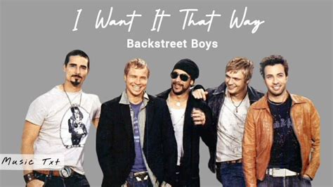 Lirik Lagu Backstreet Boy Dan Terjemahannya Arsia Lirik