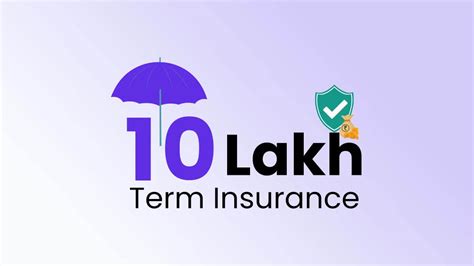Term Insurance 10 Lakh