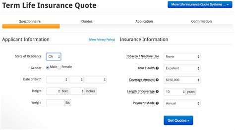 Term Life Insurance Quote Online