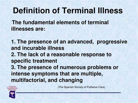 Understanding the Inevitable: An In-Depth Look at Terminal Illness Definition in the United States