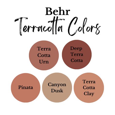 Terracotta Paint Color Behr