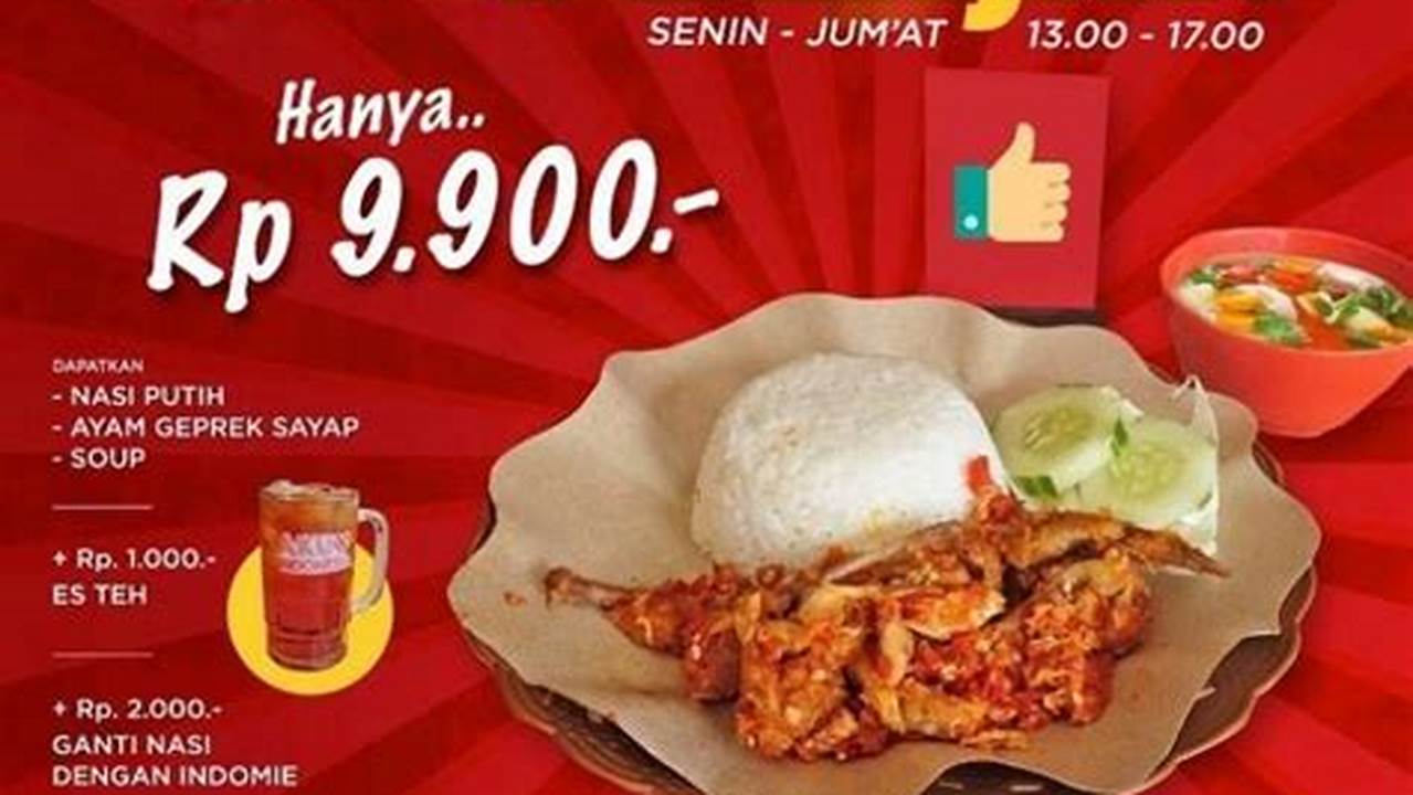 Tersedia Promo Menarik, Kuliner