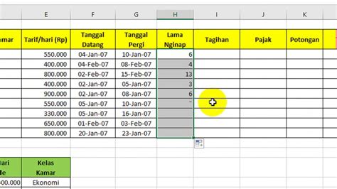 Tes Excel Untuk Interview