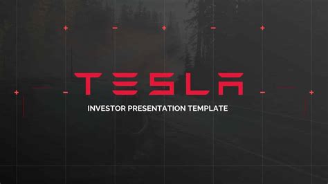 Tesla Google Slides Template