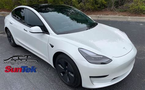 Tesla Model 3 Window Tint Installation