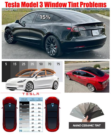 Tesla Model 3 Window Tint Types