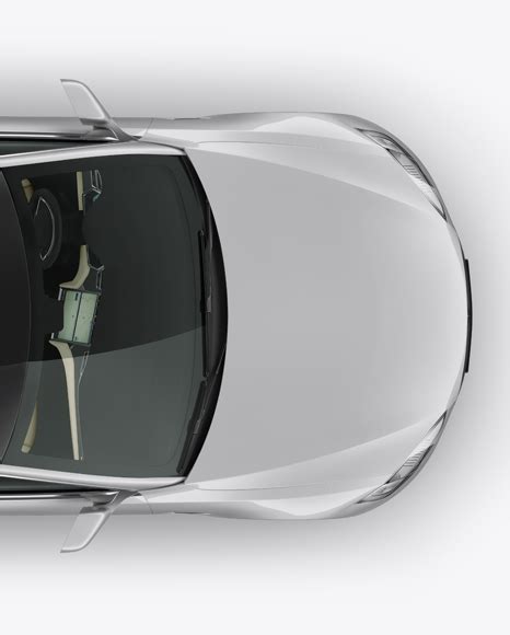 Tesla Model S Mockup Top View