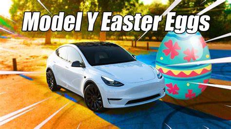 Tesla Model Y Easter Eggs