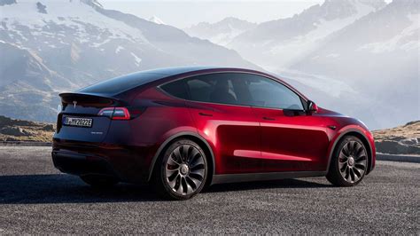 Tesla Model Y Red Color