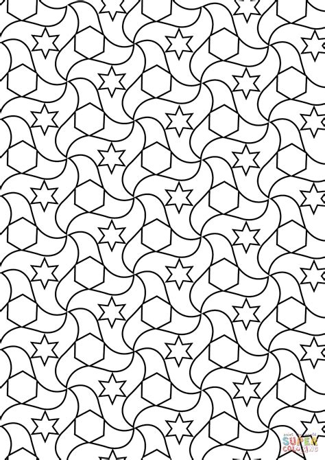 Tessellation Coloring Pages