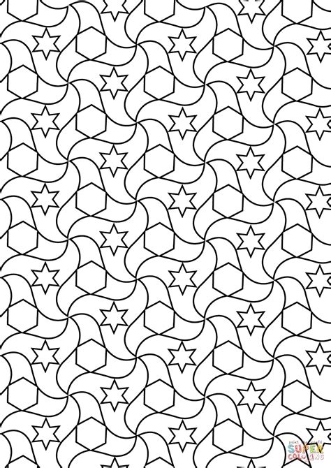 Tessellations Coloring Pages Printable