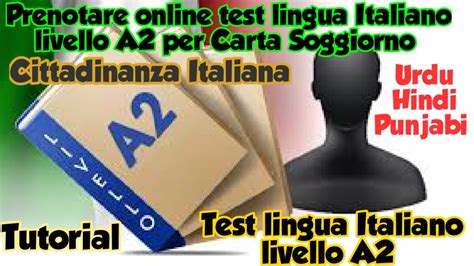 Test Di Lingua Italiana Livello A2