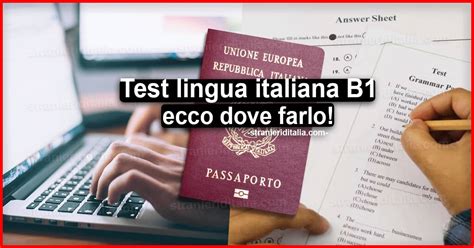 5 RISPOSTE test di lingua italiana per la cittadinanza