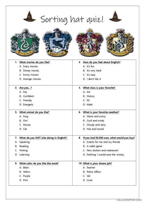 Harry Potter Personality Test | DE Harry Potter