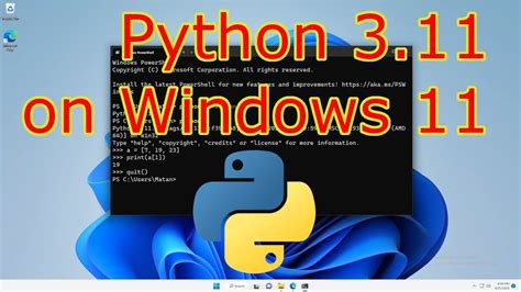 Test Python on Windows 11 via Terminal