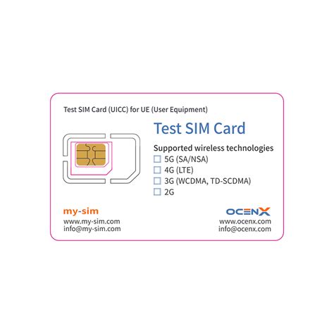 Test SIM Card