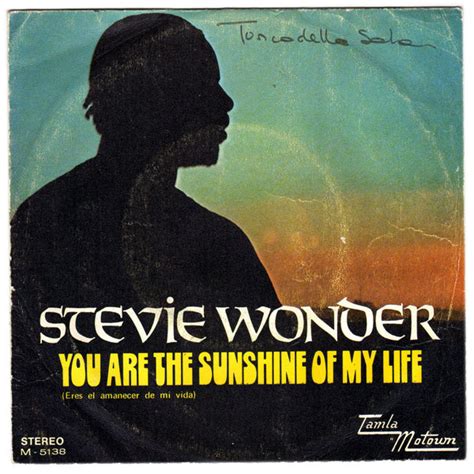 Stevie Wonder You Are The Sunshine Of My Life sheet music