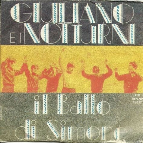 Giuliano E I Notturni Il Ballo Di Simone (1968, Vinyl) Discogs
