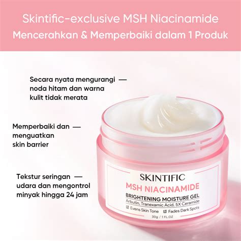 Cara Membeli SKINTIFIC Skincare MSH Niacinamide Moisturizer