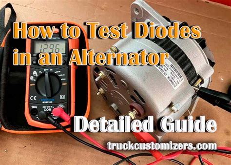 Testing Alternator Diodes
